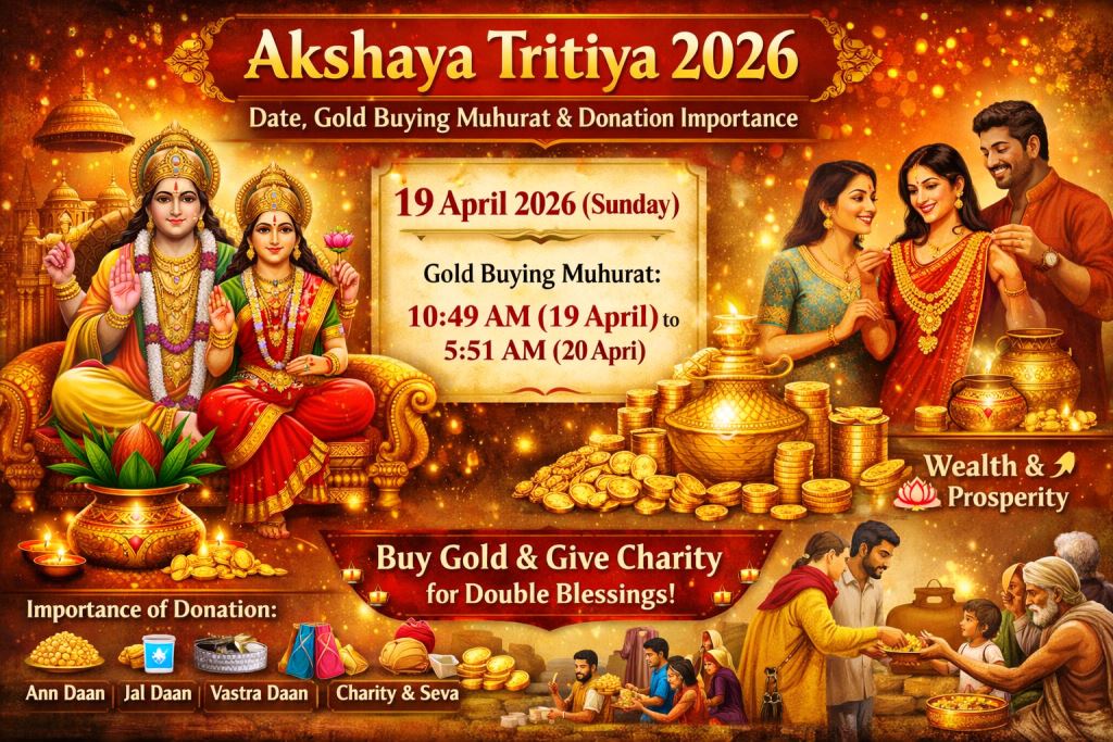 Akshaya Tritiya 2026 Puja Vidhi, Akshaya Tritiya 2026 Date and Time, Shubh Muhurat to buy gold 2026, Shubh Muhurat to buy gold 2026