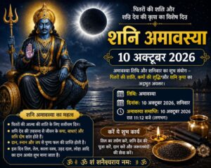 Ashwina Shani Amavasya
