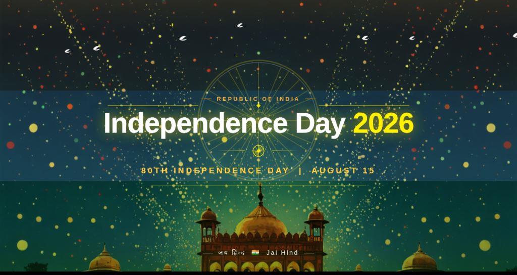India celebrates its 80th Independence Day on August 15, 2026. Learn the history, significance of this day, and our responsibility towards the nation. Jai Hind!