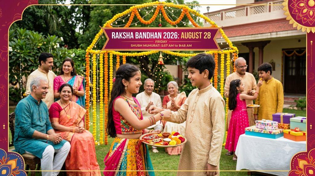 Raksha Bandhan 2026, Rakhi tying time 2026, Bhadra Kaal Raksha Bandhan 2026, Raksha Bandhan Mantra, Raksha Bandhan 2026, Raksha Bandhan Puja Vidhi