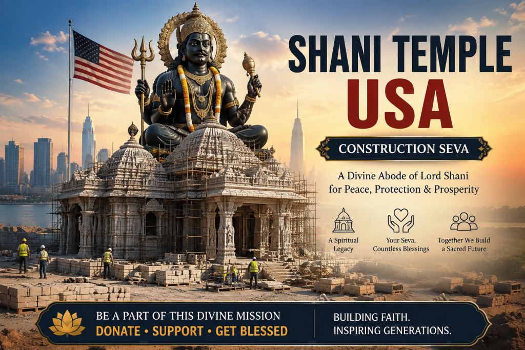Shani Temple in USA | Support Building a Sacred Shani Dev Temple in America