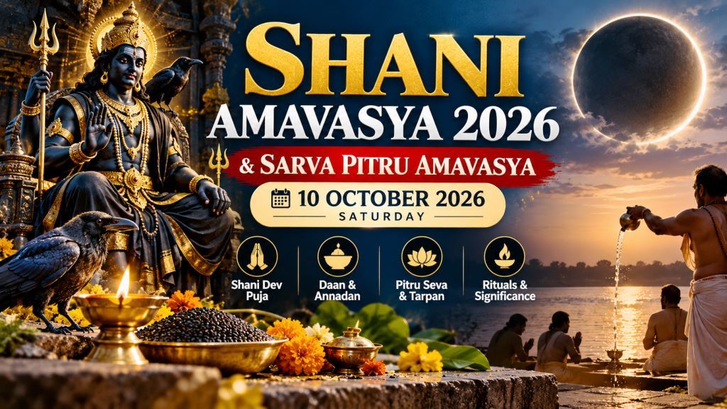 Shani Amavasya and Sarva Pitru Amavasya 2026 : Date, Rituals, Daan, Pitru Shanti and Significance